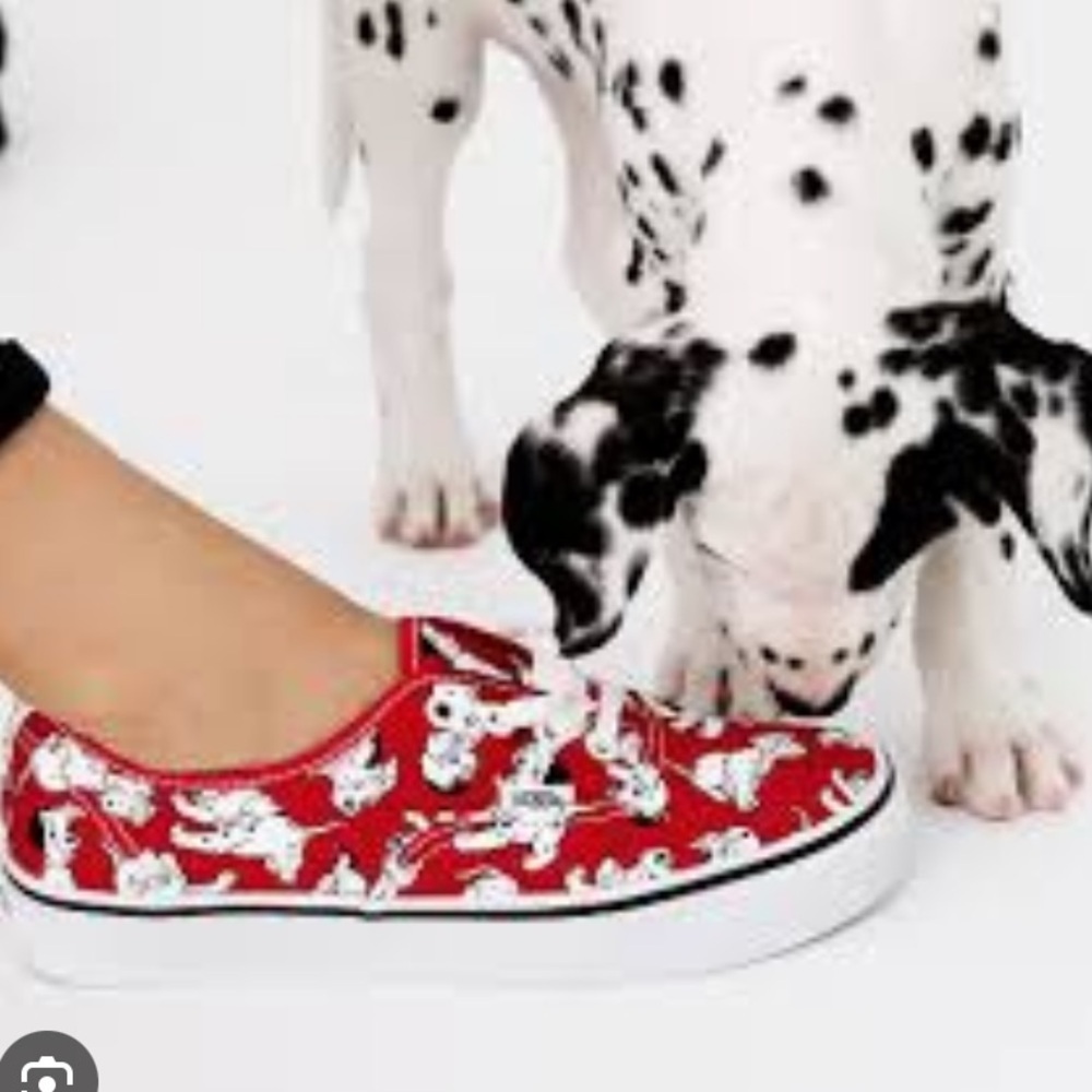 Vans Disney X Rare Limited Edition 101 Dalmatians Kids Sneakers size 11.5